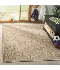 Safavieh Linden  Cream / Beige LND134 6 ft. 7 in. X 6 ft. 7 in. Square Rug