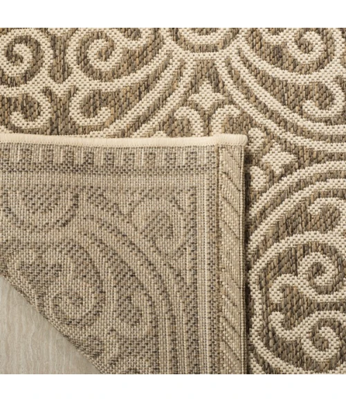 Safavieh Linden  Cream / Beige LND134 6 ft. 7 in. X 6 ft. 7 in. Square Rug
