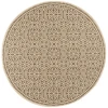 Safavieh Linden  Cream / Beige LND134 6 ft. 7 in. X 6 ft. 7 in. Round Rug