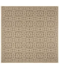 Safavieh Linden  Cream / Beige LND134 6 ft. 7 in. X 6 ft. 7 in. Square Rug