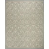 Safavieh Linden  Aqua / Cream LND134 9 ft. X 12 ft. Rectangle Rug
