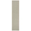Safavieh Linden  Cream / Aqua LND134 2 ft. 2 in. X 8 ft. Runner Rug