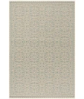 Safavieh Linden  Cream / Aqua LND134 5 ft. 3 in. X 7 ft. 6 in. Rectangle Rug