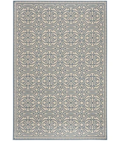 Safavieh Linden  Blue / Creme LND134 5 ft. 3 in. X 7 ft. 6 in. Rectangle Rug