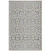 Safavieh Linden  Cream / Blue LND134 4 ft. X 6 ft. Rectangle Rug