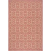 Safavieh Linden  Red / Creme LND134 4 ft. X 6 ft. Rectangle Rug