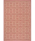 Safavieh Linden  Red / Creme LND134 4 ft. X 6 ft. Rectangle Rug