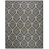 Safavieh Linden  Light Grey / Charcoal LND135 9 ft. X 12 ft. Rectangle Rug