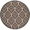 Safavieh Linden  Natural / Brown LND135 6 ft. 7 in. X 6 ft. 7 in. Round Rug