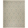 Safavieh Linden  Aqua / Cream LND135 9 ft. X 12 ft. Rectangle Rug