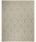 Safavieh Linden  Aqua / Cream LND135 9 ft. X 12 ft. Rectangle Rug