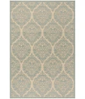 Safavieh Linden  Cream / Aqua LND135 4 ft. X 6 ft. Rectangle Rug