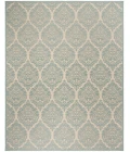 Safavieh Linden  Cream / Aqua LND135 8 ft. X 10 ft. Rectangle Rug