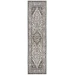 Safavieh Linden  Light Grey / Charcoal LND137 2 ft. 2 in. X 10 ft. Runner Rug
