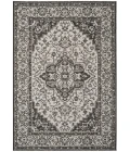 Safavieh Linden  Light Grey / Charcoal LND137 5 ft. 3 in. X 7 ft. 6 in. Rectangle Rug