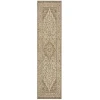 Safavieh Linden  Cream / Beige LND137 2 ft. 2 in. X 8 ft. Runner Rug