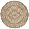 Safavieh Linden  Cream / Beige LND137 4 ft. X 4 ft. Round Rug