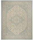 Safavieh Linden  Cream / Aqua LND137 8 ft. X 10 ft. Rectangle Rug