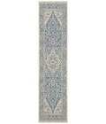 Safavieh Linden  Blue / Creme LND137 2 ft. 2 in. X 10 ft. Runner Rug