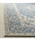 Safavieh Linden  Blue / Creme LND137 6 ft. 7 in. X 6 ft. 7 in. Round Rug
