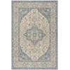 Safavieh Linden  Cream / Blue LND137 4 ft. X 6 ft. Rectangle Rug