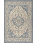 Safavieh Linden  Cream / Blue LND137 4 ft. X 6 ft. Rectangle Rug