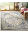 Safavieh Linden  Cream / Blue LND137 4 ft. X 6 ft. Rectangle Rug