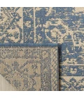 Safavieh Linden  Cream / Blue LND137 2 ft. 2 in. X 12 ft. Runner Rug