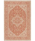 Safavieh Linden  Rust / Creme LND137 5 ft. 3 in. X 7 ft. 6 in. Rectangle Rug