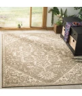 Safavieh Linden  Cream / Beige LND138 6 ft. 7 in. X 6 ft. 7 in. Square Rug