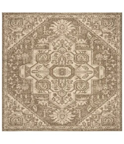 Safavieh Linden  Cream / Beige LND138 6 ft. 7 in. X 6 ft. 7 in. Square Rug