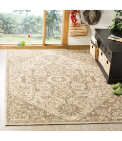 Safavieh Linden  Beige / Cream LND138 6 ft. 7 in. X 6 ft. 7 in. Square Rug