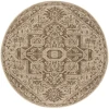 Safavieh Linden  Beige / Cream LND138 6 ft. 7 in. X 6 ft. 7 in. Round Rug