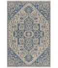 Safavieh Linden  Blue / Creme LND138 5 ft. 3 in. X 7 ft. 6 in. Rectangle Rug
