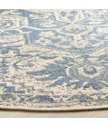 Safavieh Linden  Blue / Creme LND138 6 ft. 7 in. X 6 ft. 7 in. Round Rug
