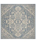 Safavieh Linden  Cream / Blue LND138 6 ft. 7 in. X 6 ft. 7 in. Square Rug
