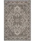 Safavieh Linden  Light Grey / Charcoal LND139 5 ft. 3 in. X 7 ft. 6 in. Rectangle Rug