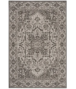 Safavieh Linden  Light Grey / Charcoal LND139 5 ft. 3 in. X 7 ft. 6 in. Rectangle Rug