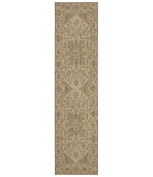 Safavieh Linden  Cream / Beige LND139 2 ft. 2 in. X 12 ft. Runner Rug