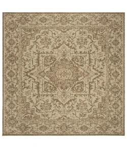 Safavieh Linden  Cream / Beige LND139 6 ft. 7 in. X 6 ft. 7 in. Square Rug