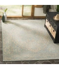 Safavieh Linden  Cream / Aqua LND139 4 ft. X 6 ft. Rectangle Rug
