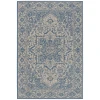 Safavieh Linden  Cream / Blue LND139 5 ft. 3 in. X 7 ft. 6 in. Rectangle Rug