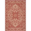 Safavieh Linden  Red / Creme LND139 4 ft. X 6 ft. Rectangle Rug