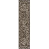Safavieh Linden  Creme / Brown LND139 2 ft. 2 in. X 12 ft. Runner Rug