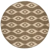 Safavieh Linden  Cream / Beige LND171 6 ft. 7 in. X 6 ft. 7 in. Round Rug