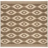 Safavieh Linden  Cream / Beige LND171 6 ft. 7 in. X 6 ft. 7 in. Square Rug