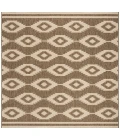 Safavieh Linden  Cream / Beige LND171 6 ft. 7 in. X 6 ft. 7 in. Square Rug