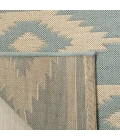 Safavieh Linden  Cream / Aqua LND171 5 ft. 3 in. X 7 ft. 6 in. Rectangle Rug