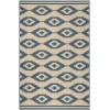 Safavieh Linden  Blue / Creme LND171 5 ft. 3 in. X 7 ft. 6 in. Rectangle Rug