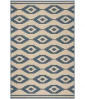 Safavieh Linden  Blue / Creme LND171 5 ft. 3 in. X 7 ft. 6 in. Rectangle Rug